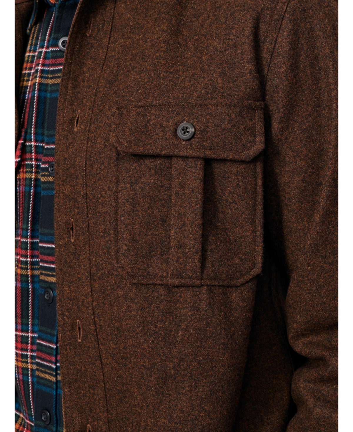 Aubin Men's Lysaghts Wool Overshirt