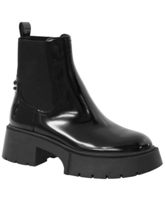 COACH - Women's Leah Platform Pull-On Chelsea Booties