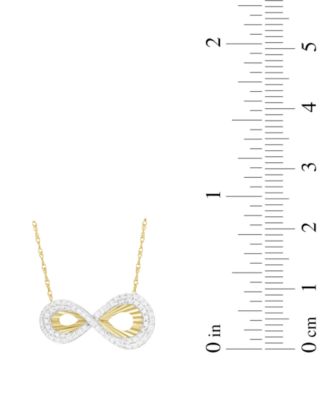 Diamond Pendant Necklace (1/5 ct. t.w.) in 10k Yellow Gold
