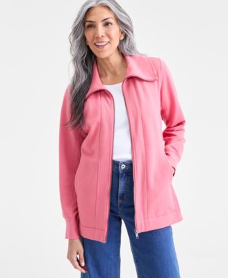 Women's Zip-Front Fleece Tunic