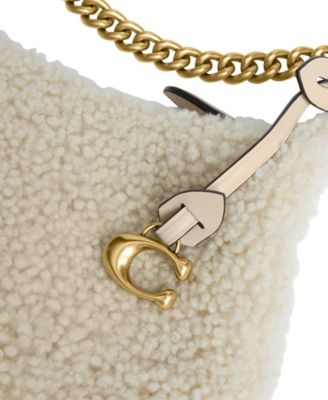 Juliet Small Shearling Shoulder Bag 25