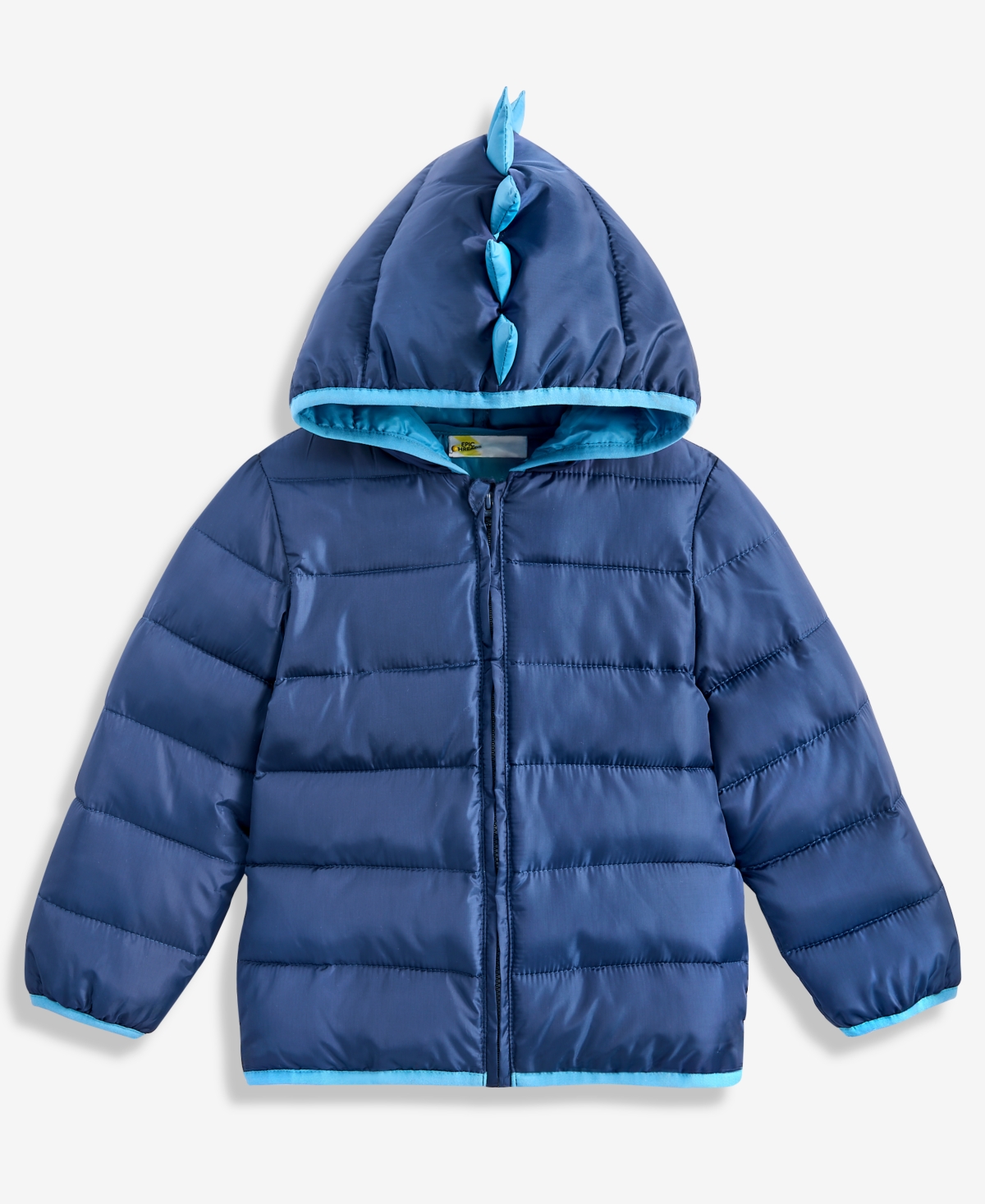 Epic Threads Boys Toddler 2T-4T Dino Puffer Hooded Jacket, Macy's Exclusive