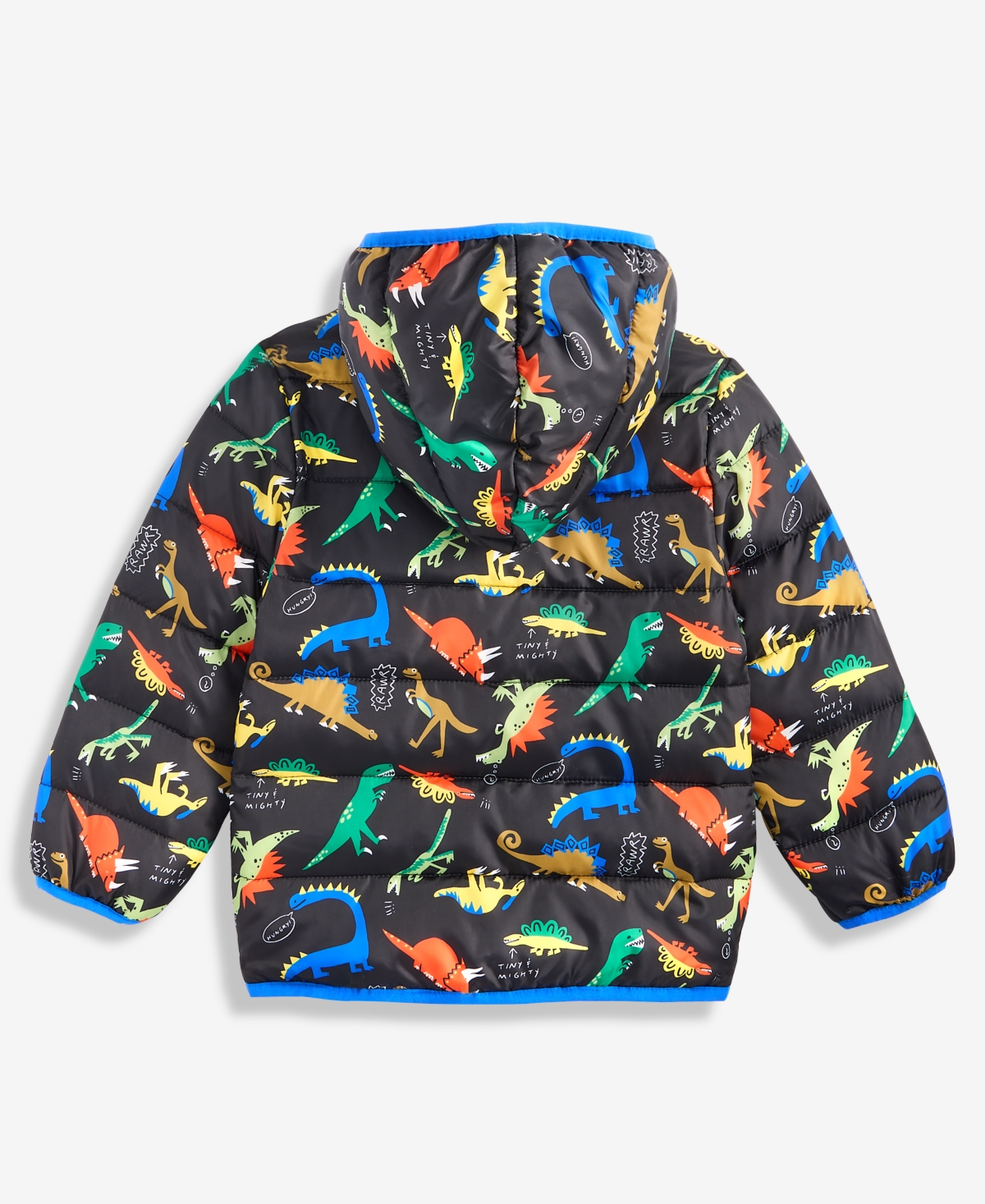 Epic Threads Boys Toddler 2t-4t Dino-print Midweight Hooded Puffer Jacket, Macy's Exclusive In Multi