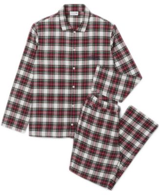 Men's 2-Piece Flannel Top and Pajama Set