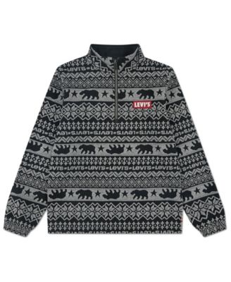 Levi's - Boys 8-20 Geo Print Long-Sleeve Sweatshirt