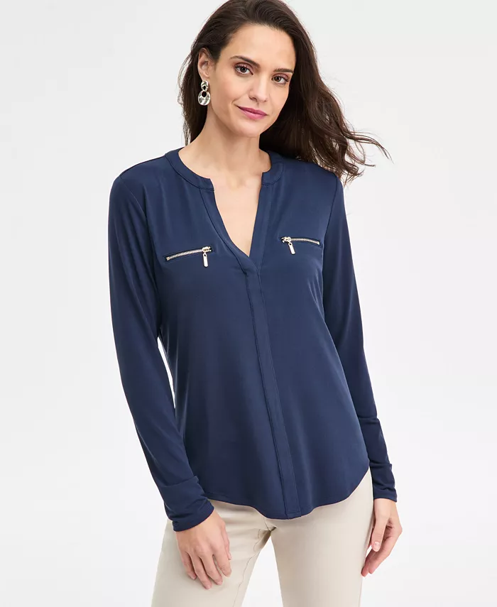 Women's Zip Pocket Top - thumbnail 3