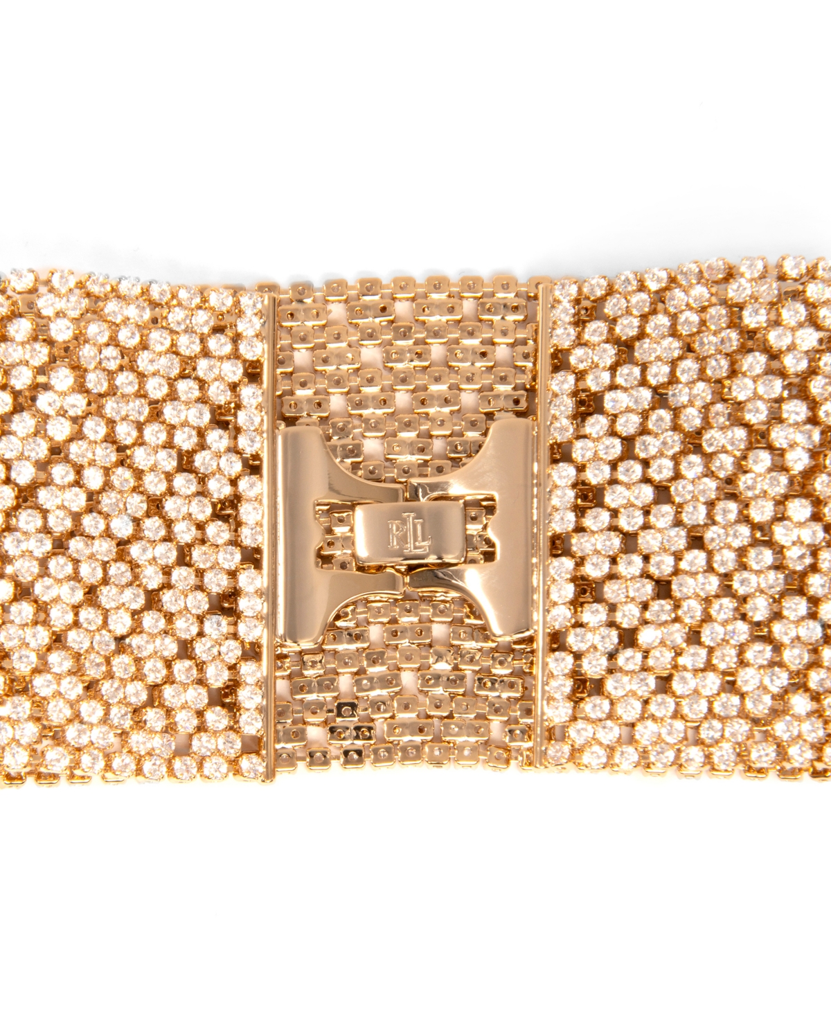 Lauren Ralph Lauren Cubic Zirconia Mesh Flex Bracelet