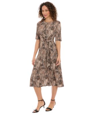 Women's Keyhole Side Tie Dress