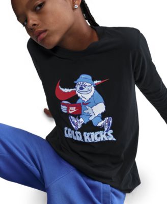 Kids' Sportswear Printed Long-Sleeve T-Shirt