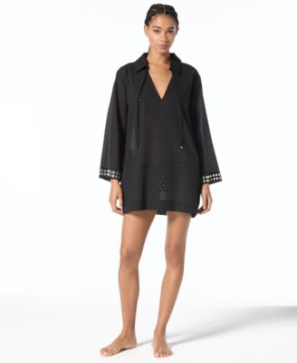 Michael Kors - Women's V-Neck Cover Up Shirt
