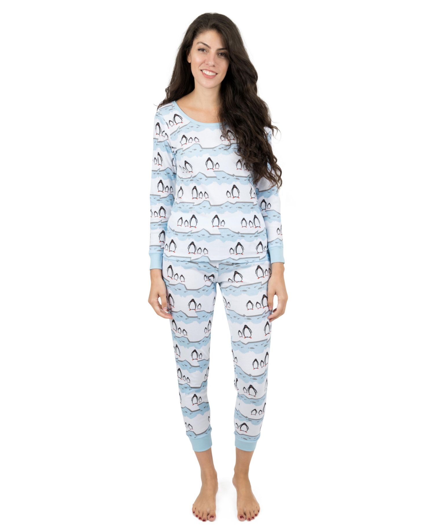 Women's SizeTwo Piece Cotton Holiday Pajamas