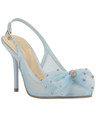 Women's Lavilra Bow Mesh Slingback Pumps