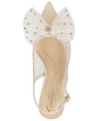 Women's Lavilra Bow Mesh Slingback Pumps