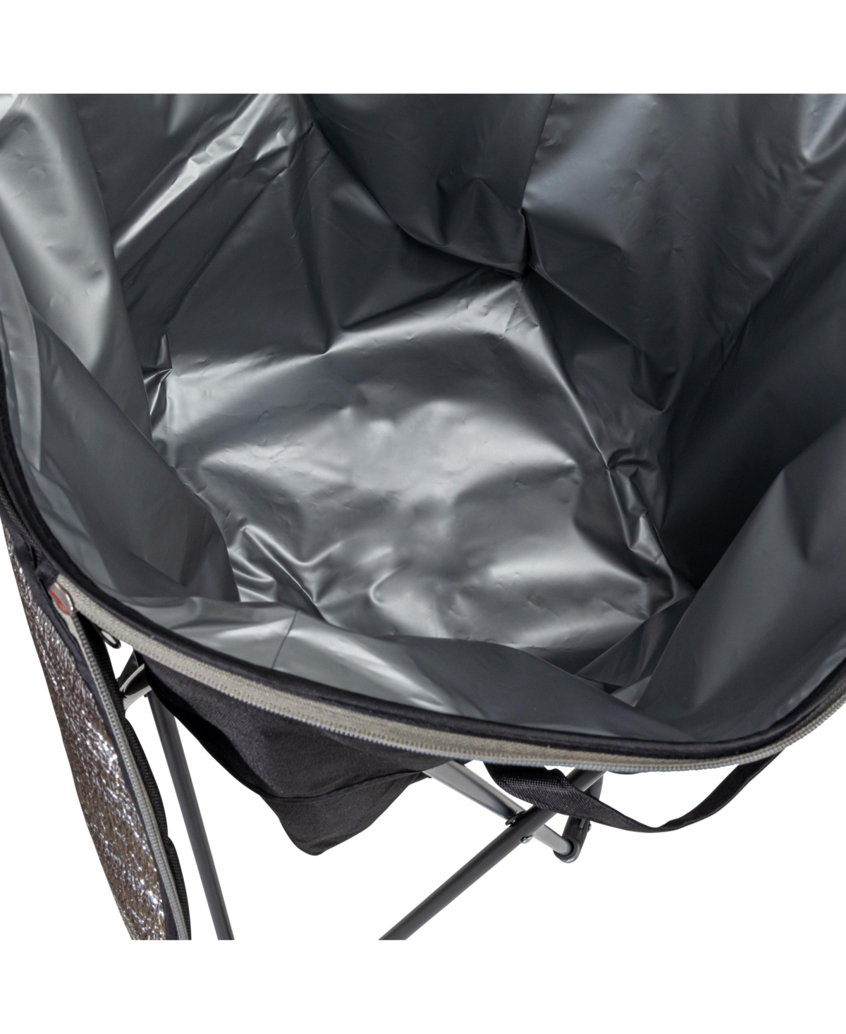 Household Essentials Thermal Standing Cooler with Travel Bag, Black