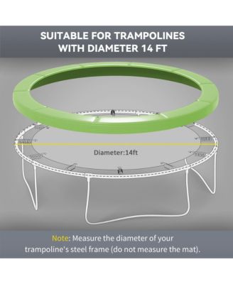 14FT Trampoline Pad Spring Cover, Waterproof,
