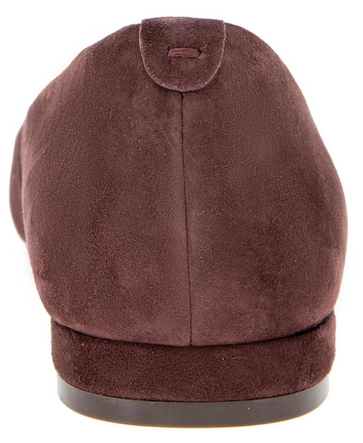 Gentle Souls Women's Hanette Square Toe Suede Flats In Burgundy