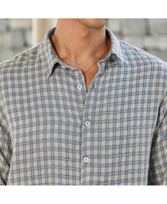 Men's Icy Blue Bi-Check Shirt