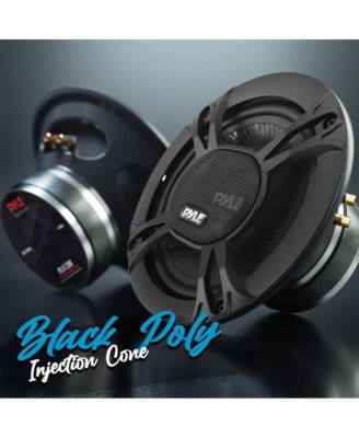 Two-Way Sound Speaker System, 4'' Coaxial Loud Audio, 240 Watts, 4 Ohm Impedance, 3/4'' ASV Voice Coil