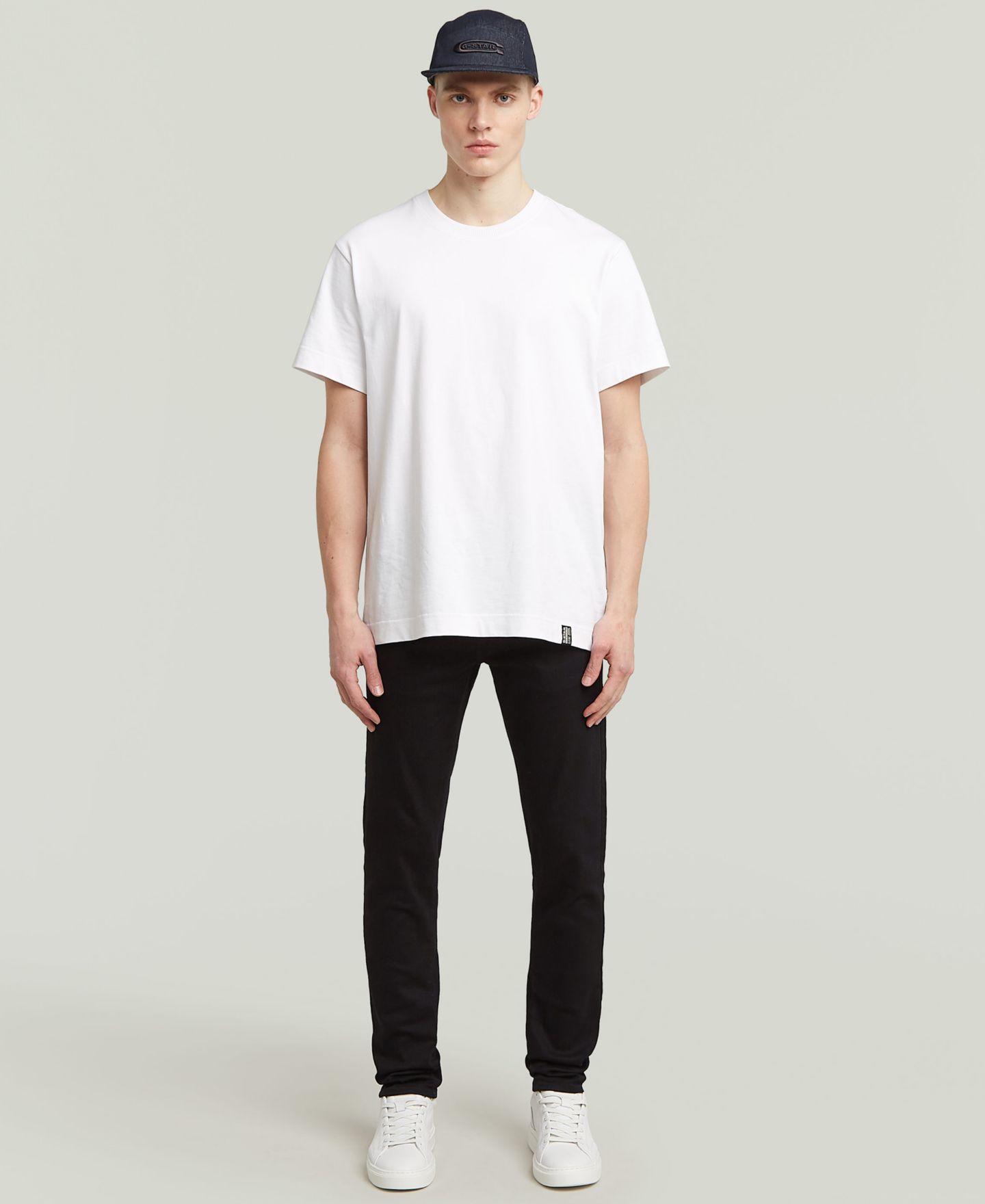 Мужские джинсы G-Star Raw 3301 Slim Fit, цвет: Чёрный — фото 2