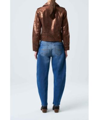 Women's Leather Biker Jacket