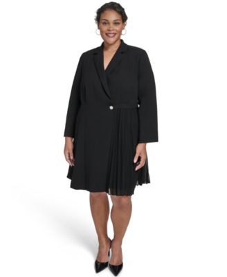 Vince Camuto - Plus Size Fit and Flare Blazer Dress
