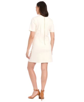 Petite Crewneck Shift Mini Dress