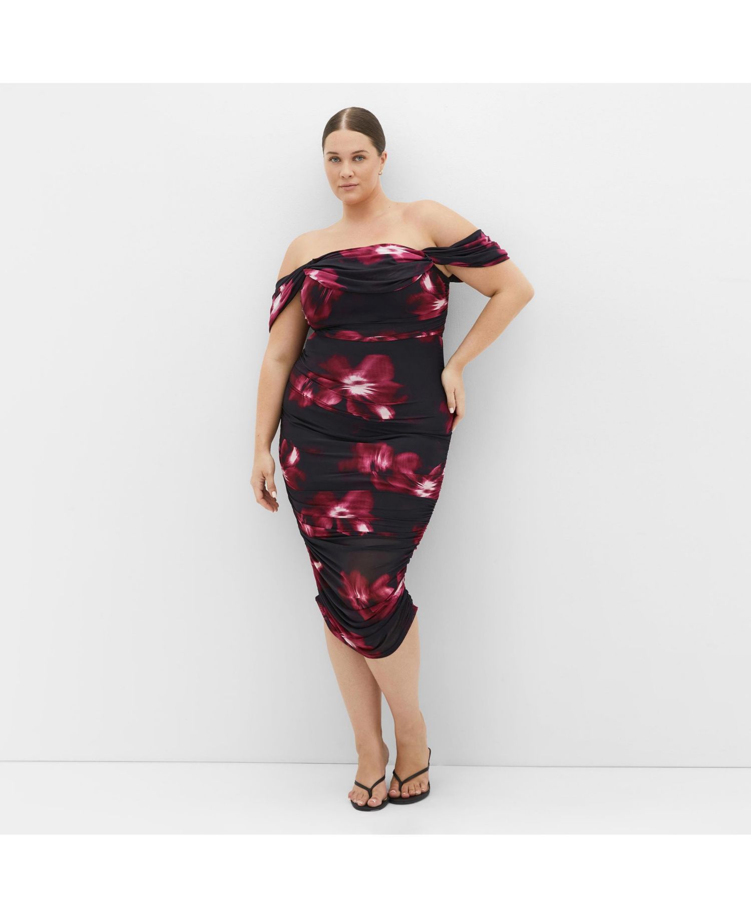 Plus Size Jazmin Print Dress