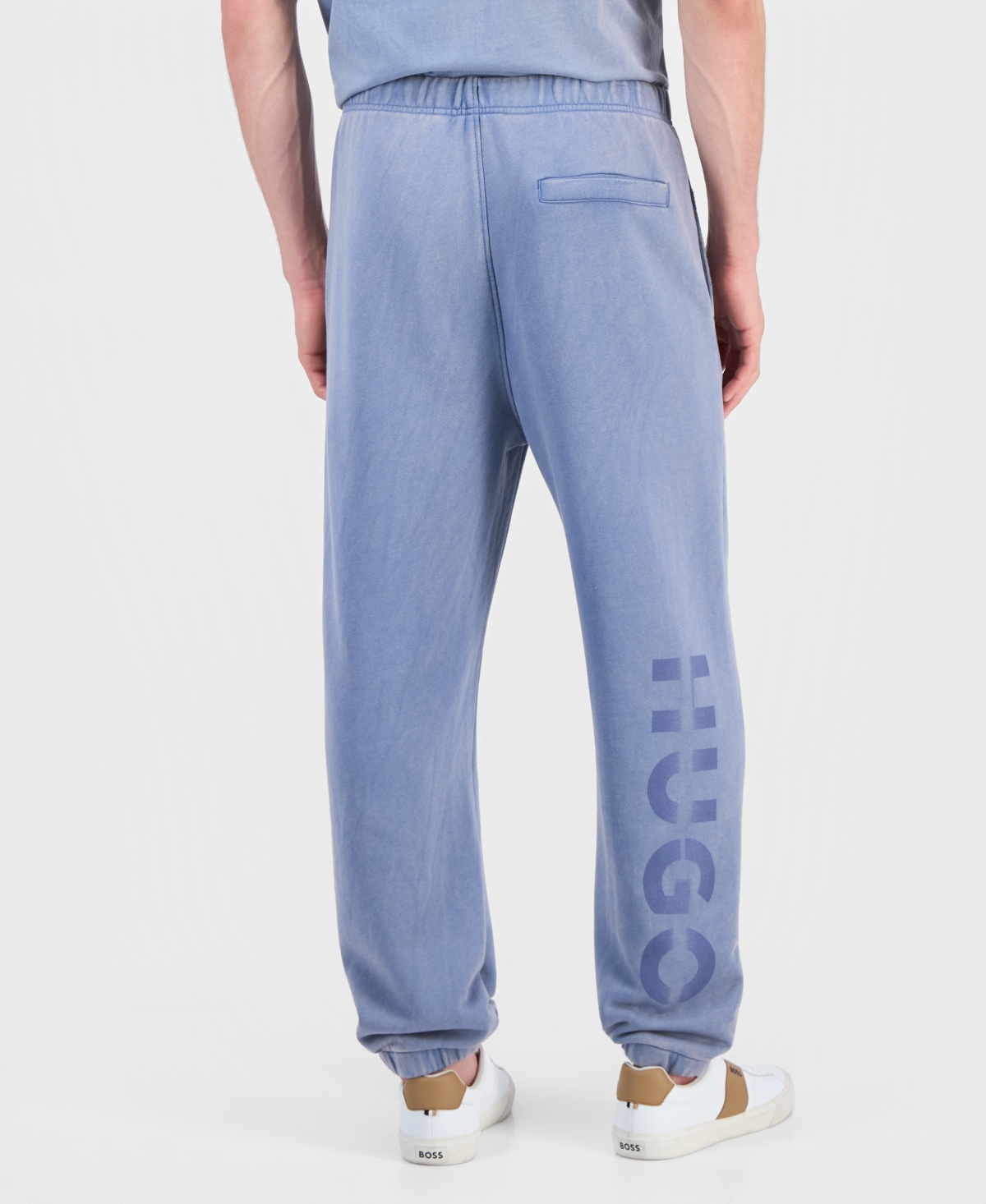 Hugo Boss Men's Nenzytro Cotton-Blend Logo Track Pants