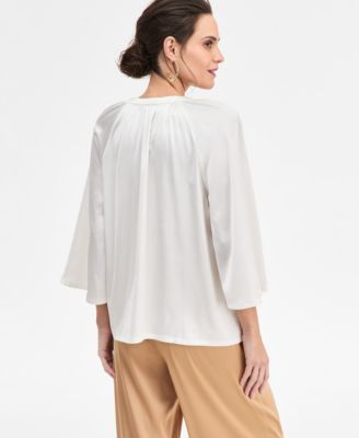 Women's Embroidered Cut-Work Top, Macy's Exclusive