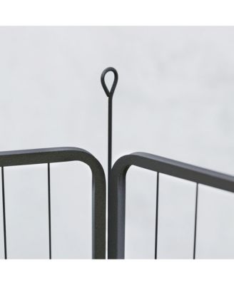 39 Inch 8 Panel Heavy Duty Dog Playpen with Door,