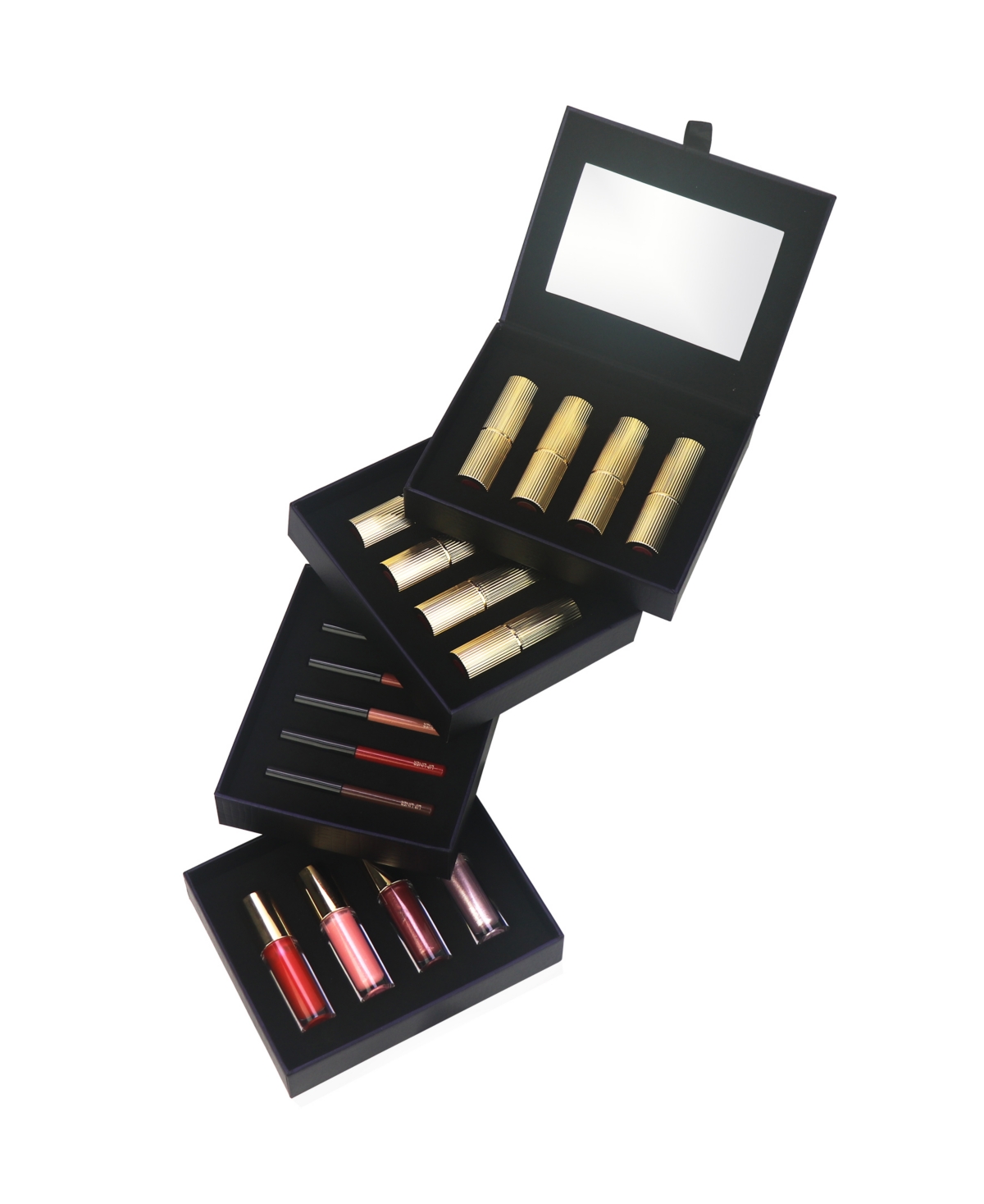 Created For Macy's 17-pc. Stackable Lip Wardrobe Set,  In Transparent