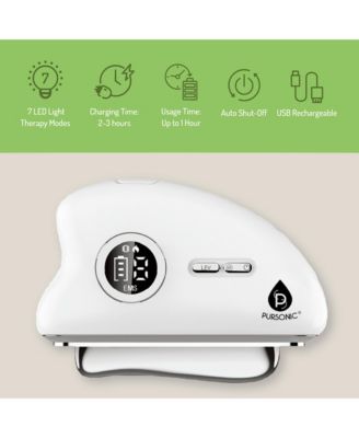 Glow & Recovery Bundle: 7-in-1 LED Light Therapy Wand + 3-Speed Massage Gun