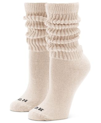 Women's 4-Pack Wide Ribbed Slouch Casual Socks