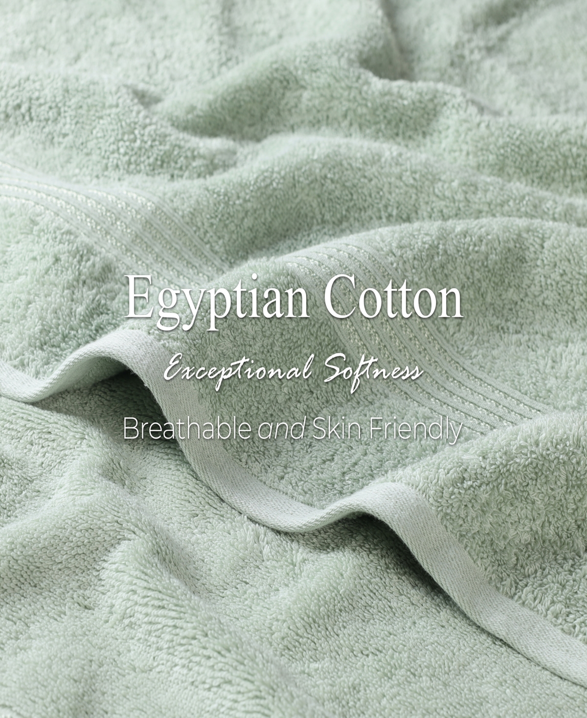 Superior Egyptian Cotton 9-pc. Towel Set In Green