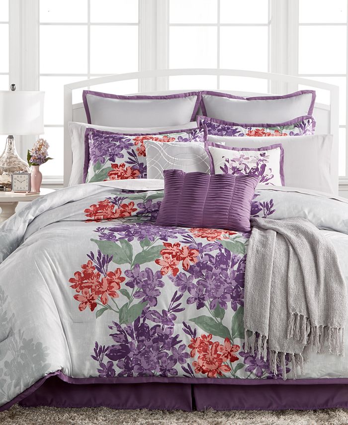 Sunham CLOSEOUT! Clover 14Pc. California King Comforter Set Macy's