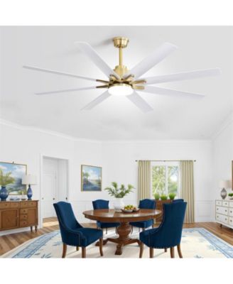 66 Inch 8 Blade Ceiling Fan with Intelligent Remote Control and App Timing Function