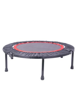 40 Inch Mini Exercise Trampoline for Adults or Kids - Indoor Fitness Rebounder Trampoline with Safety Pad