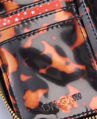 Angii Zip Around Tortoise Shell Wallet, Macy's Exclusive
