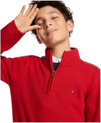 Boys' 8-20 Quarter-Zip Sweater