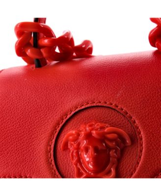 Small La Medusa Top Handle Bag Leather