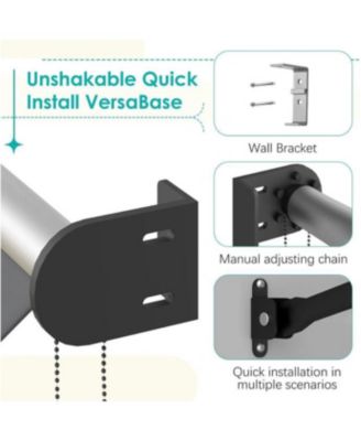 Retractable Awning, 40"x80" Manual Outdoor Awnings for Door Entrance, Sun Shade Canopy