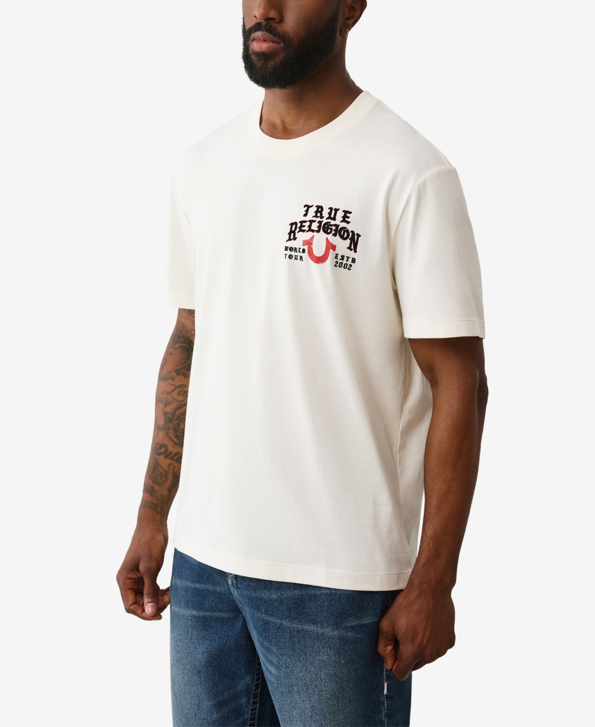 True Religion Men's Short-Sleeve Flag T-Shirt