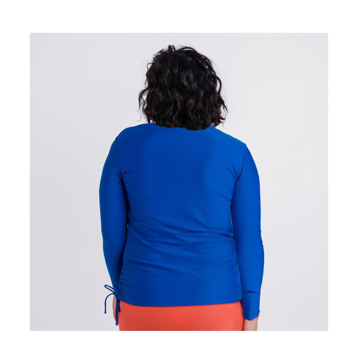 Calypsa Plus Half-Zip Nora Swim Top