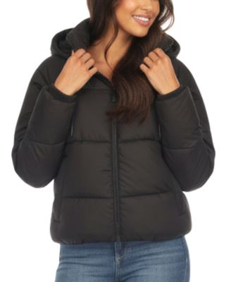 Women's Quilted Puffer Full Front Zipper Jacket