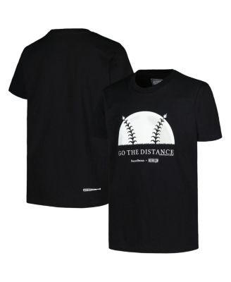 Baseballism - Big Boys and Girls Black Field of Dreams Go The Distance T-Shirt