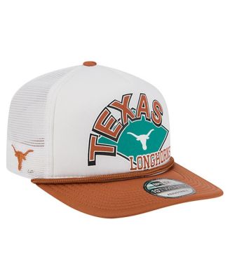 New Era - Men's White Texas Longhorns Diamond 19TWENTY Golfer Adjustable Hat