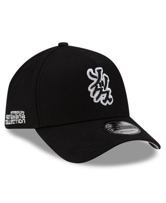 New Era - Men's Black Chicago White Sox A-Frame 9FORTY Adjustable Hat