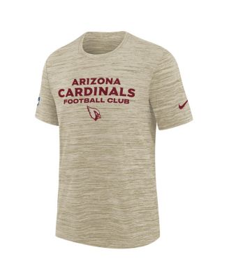 Big Boys and Girls Natural Arizona Cardinals 2025 Rivalries Collection Sideline Velocity Dri-FIT T-Shirt