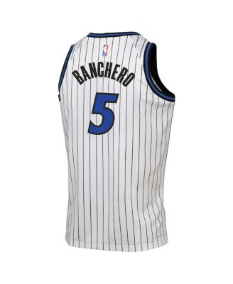 Big Boys and Girls Paolo Banchero White Orlando Magic Swingman Player Jersey