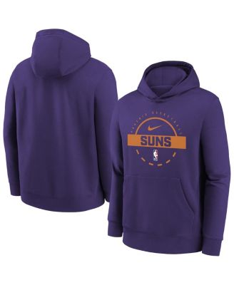 Nike - Big Boys and Girls Purple Phoenix Suns 2025/26 Club Fleece Practice Hoodie